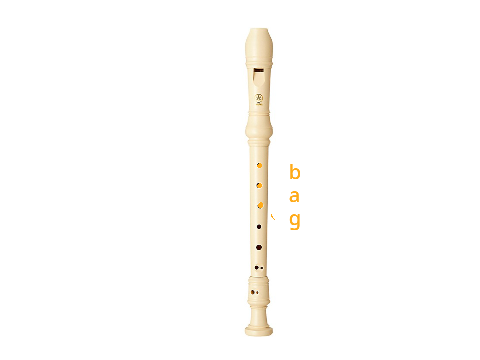 How to play merrily we roll along on recorder