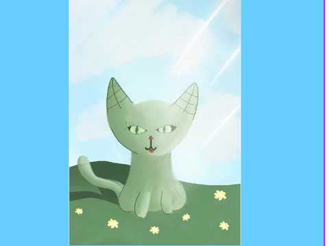 Leafy Kitten Art Contest entry