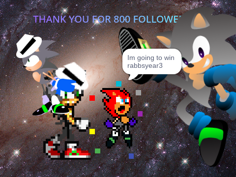 Thank you for 800 followers