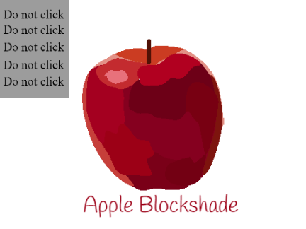 Apple Blockshade