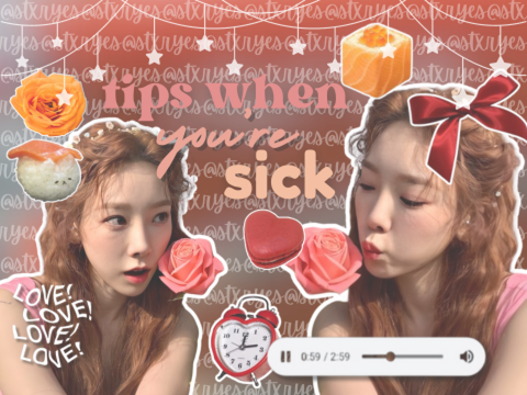 ☕️ tips when ur sick