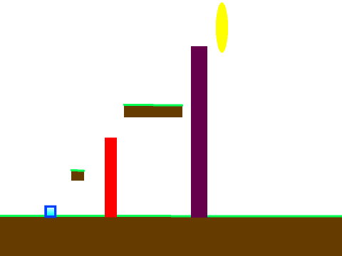 Blocking -Now with more levels! -Block has different color!