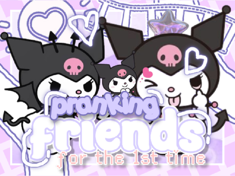₊˚⊹♡ pranking ✂️ friends ౨ৎ