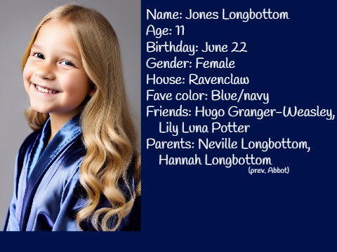 About Jones Longbottom!