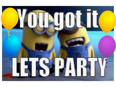 Come inside here! We’ll party y’all 