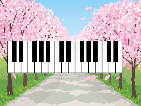 オンライン桜ピアノ