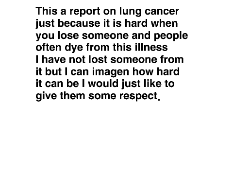 Lung cancer please support and donate