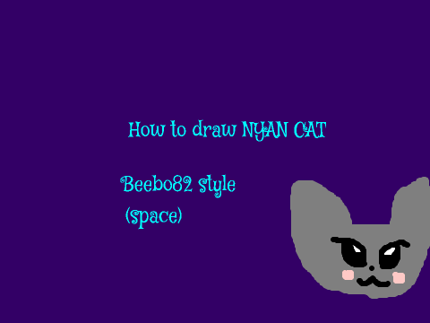 How to draw a Nyan Cat Beebo82 style