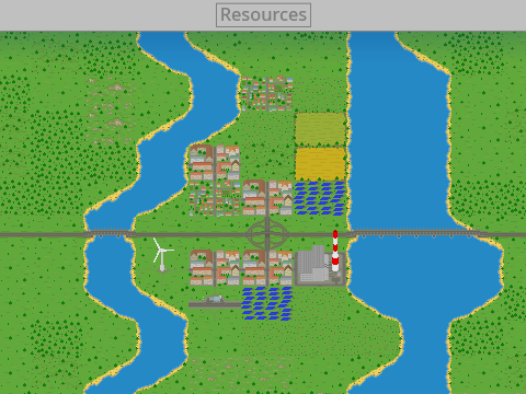 Unfinished city builder game