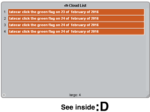☁ Cloud List Extension