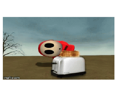 Toast obsessed shy guy