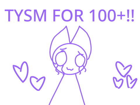 100+ FOLLOWERS??