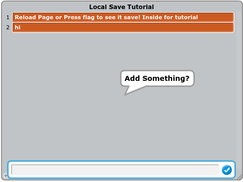 Local Storage Tutorial
