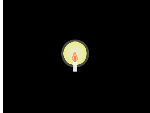 Pixel Art Candle Test