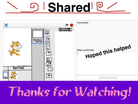 How to share a project.