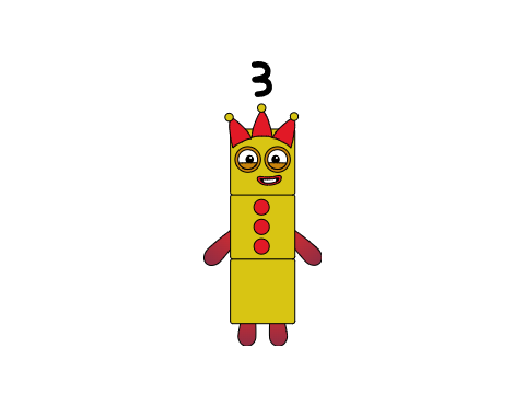 numberblocks band quaters 3! 
