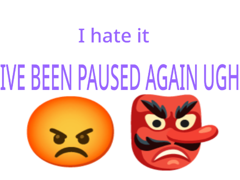 paused 