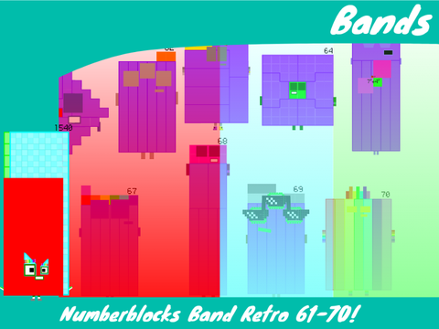 Harry1540: Numberblocks Band Retro 61-70 (Each Sound)