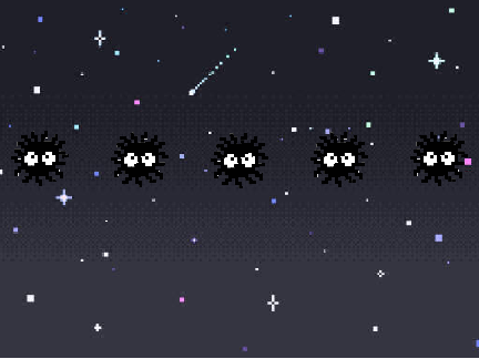 Soot sprites