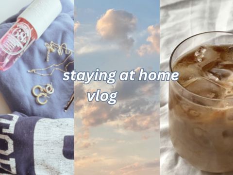 staying at home vlog