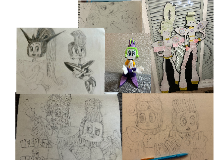 MY ENTRIESS (yes I have a lot of art of them) 