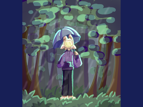 Redraw - Bob in the rain