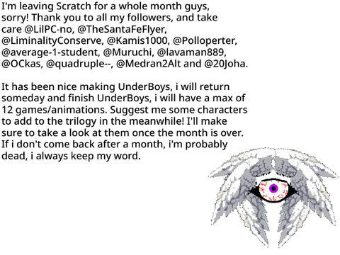 Leaving scratch for a month