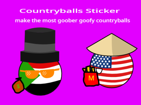 Countryballs Stickers