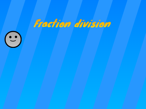 Fraction division