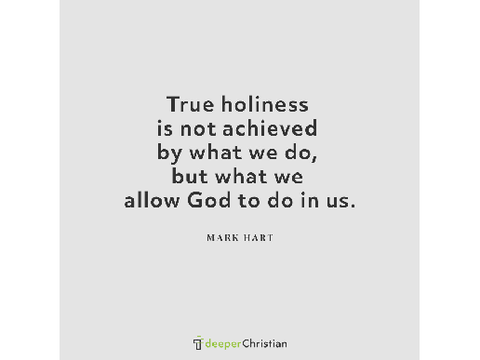 True Holiness