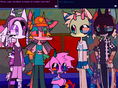 Bite of 83 (but it’s me and my friends ocs)