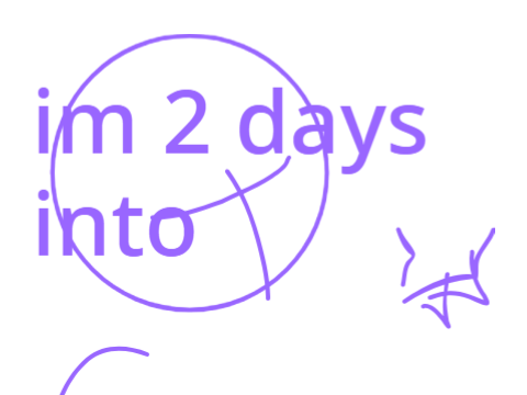 (never gonna finish, again) two days into college