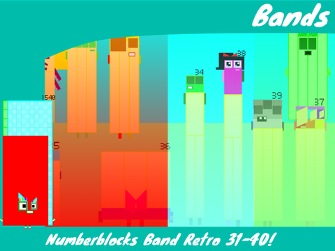 Harry1540: Numberblocks Band Retro 31-40!