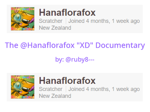 The @Hanaflorafox "XD" Documentary