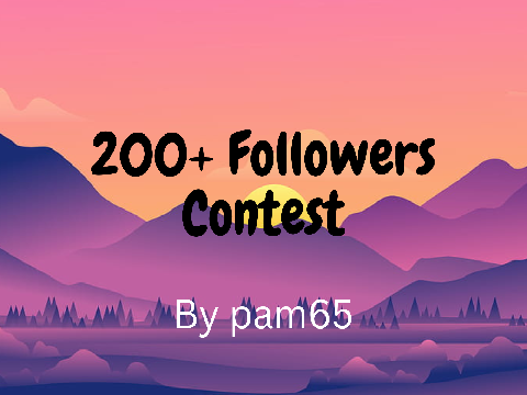 [Closed] 200+ Followers Contest