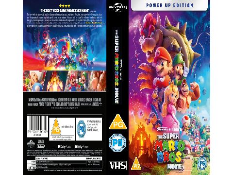 THE SUPER MARIO BROS MOVIE 2024 UK VHS