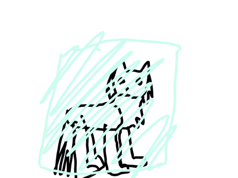 Warrior cats taken literally idk (thunder clan) (sorry for bad drawing)
