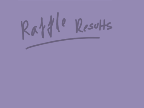 ⚘ Raffle Results ⚘