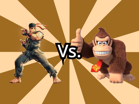 Ryu vs. DK | Video Game Fights Quarter Finals 3