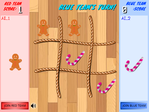 Team Play Tic Tac Toe (With AI) cloud