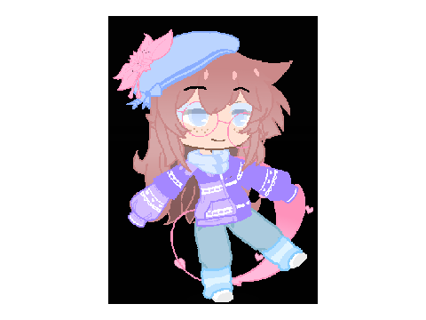 tried out gacha for the first time WINTER