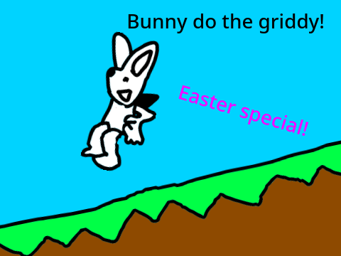 Bunny do the griddy!