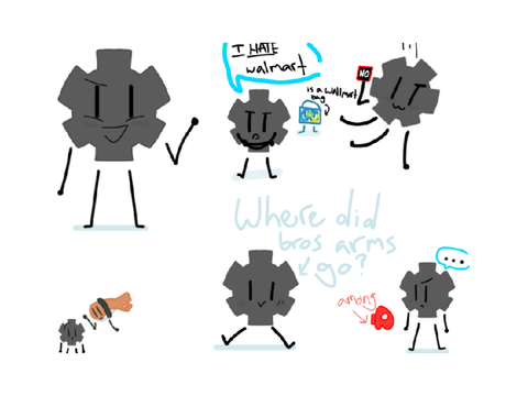 crusty sketches of my object sona 