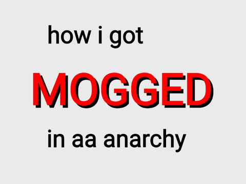 how i got mogged in anonymous anarchy