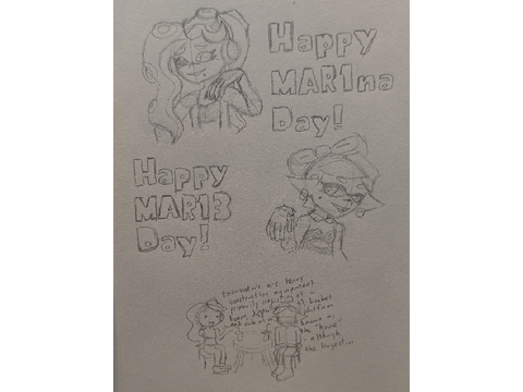(really late) marina and marie day!!