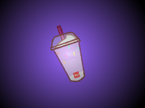 Vector Grimace Shake
