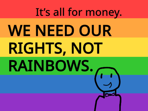 #RightsNotRainbows remix