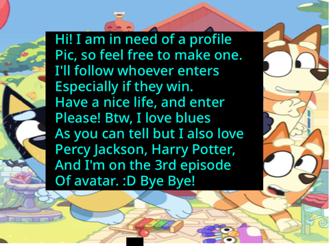 I need a profile pic!