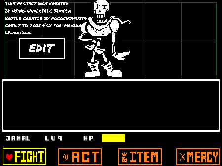 Undertale Sans Battle