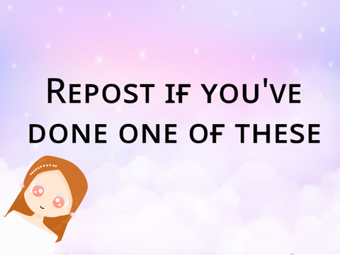 Re-post if you've done these! remix